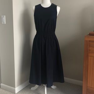 1901 Navy Cotton dress- size Small